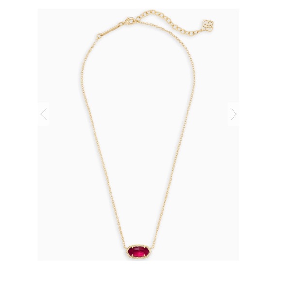 ✂️KENDRA SCOTT Elisa Necklace In Berry Illusion - Picture 5 of 8